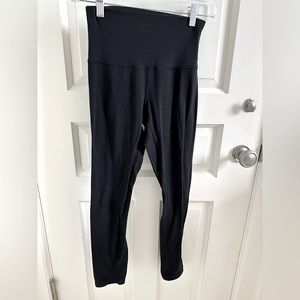 Align High-Rise Pant 25” in Black by Lululemon.